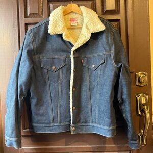Vintage Levi’s Orange Tab Sherpa Denim Jacket
